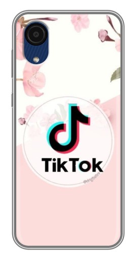 Чехол с картинкой "Нежный принт" для Samsung Galaxy A03 Core