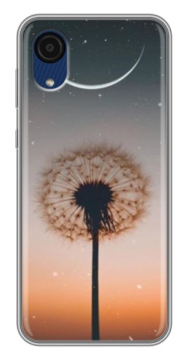 Чехол с картинкой "Ночной одуванчик" для Samsung Galaxy A03 Core