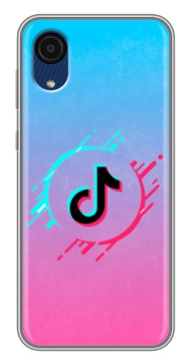 Чехол с печатью "Нота ТикТок" для Samsung Galaxy A03 Core