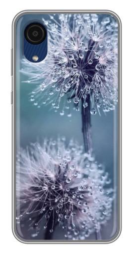Чехол с печатью "Одуванчик с капельками" для Samsung Galaxy A03 Core