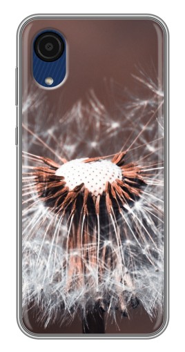 Силиконовый чехол с изображением "Одуванчик вблизи" для Samsung Galaxy A03 Core
