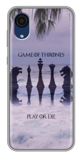 Чехол с печатью "Play or Die" для Samsung Galaxy A03 Core