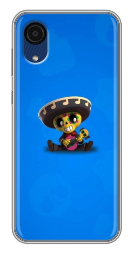 Силиконовый чехол с изображением "Poco с гитарой" для Samsung Galaxy A03 Core