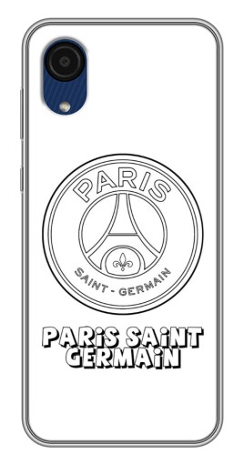 Чехол с картинкой "PSG логотип" для Samsung Galaxy A03 Core