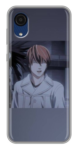 Силиконовый чехол с изображением "Радостный Ягами" для Samsung Galaxy A03 Core