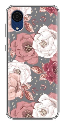 Чехол с принтом "Рисунок розы" для Samsung Galaxy A03 Core