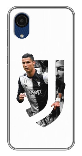 Чехол с печатью "Роналду в Ювентусе" для Samsung Galaxy A03 Core