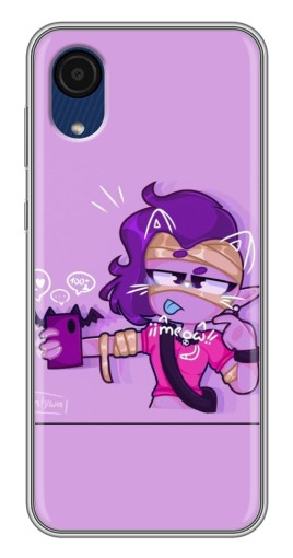 Чехол с принтом "Селфи Emz" для Samsung Galaxy A03 Core