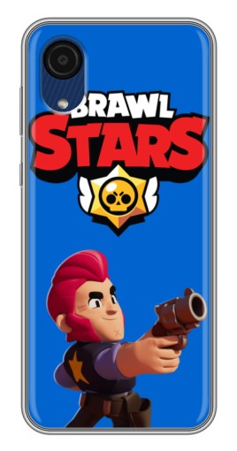Силиконовый чехол с изображением "Шериф Colt" для Samsung Galaxy A03 Core