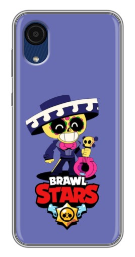 Чехол с печатью "Скелет Поко" для Samsung Galaxy A03 Core