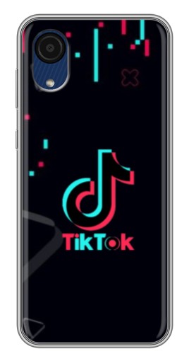Чехол с картинкой "Стиль TikTok" для Samsung Galaxy A03 Core