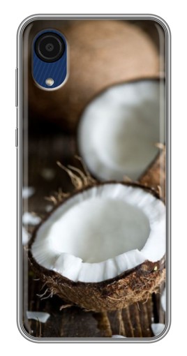 Чехол с картинкой "Свежий кокос" для Samsung Galaxy A03 Core