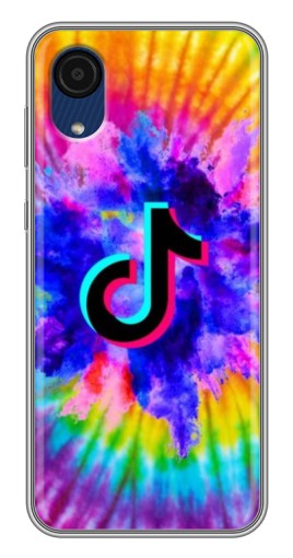 Чехол с картинкой "TikTok в красках" для Samsung Galaxy A03 Core