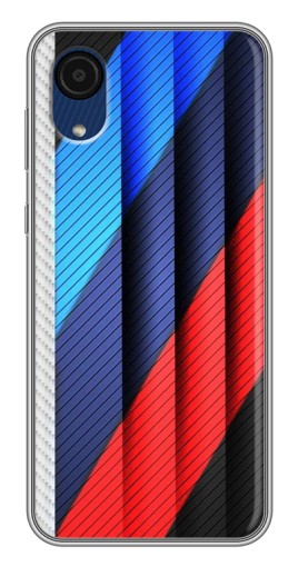 Чехол с принтом "Цвета лого БМВ" для Samsung Galaxy A03 Core