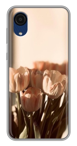 Чехол с принтом "Тюльпаны на солнце" для Samsung Galaxy A03 Core