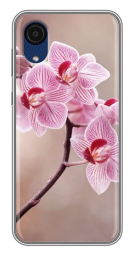 Чехол с принтом "Веточка орхидеи" для Samsung Galaxy A03 Core