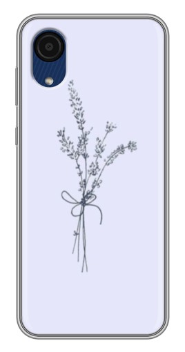 Чехол с принтом "Веточки лаванды" для Samsung Galaxy A03 Core