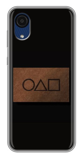 Чехол с печатью "Визитка игра в кальмара" для Samsung Galaxy A03 Core