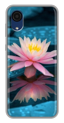 Чехол с картинкой "Водяная лилия" для Samsung Galaxy A03 Core