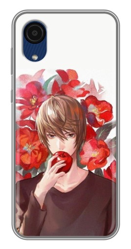 Чехол с картинкой "Ягами с яблоком" для Samsung Galaxy A03 Core