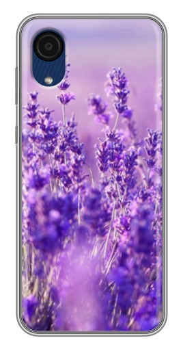 Чехол с печатью "Яркая лаванда" для Samsung Galaxy A03 Core