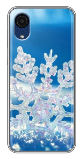 Чехол с принтом "Яркая снежинка" для Samsung Galaxy A03 Core