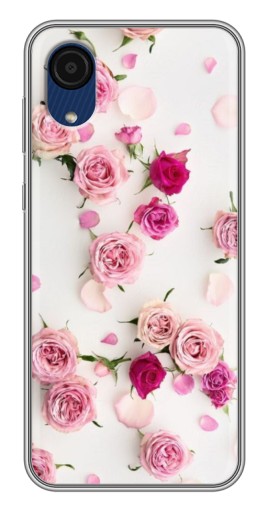Чехол с печатью "Яркие розы" для Samsung Galaxy A03 Core