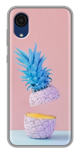 Чехол с картинкой "Яркий ананас" для Samsung Galaxy A03 Core
