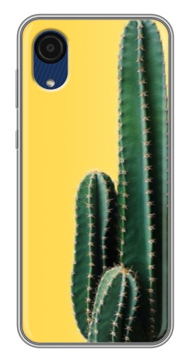 Силиконовый чехол с изображением "Яркий кактус" для Samsung Galaxy A03 Core