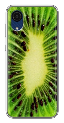 Силиконовый чехол с изображением "Яркий Киви" для Samsung Galaxy A03 Core