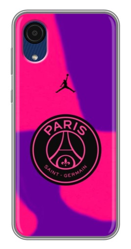 Чехол с печатью "Яркий лого PSG" для Samsung Galaxy A03 Core