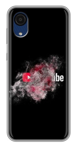 Чехол с принтом "Яркий Ютуб" для Samsung Galaxy A03 Core