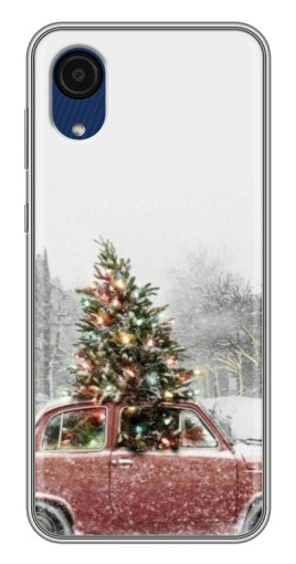 Чехол с принтом "Елка в машине" для Samsung Galaxy A03 Core