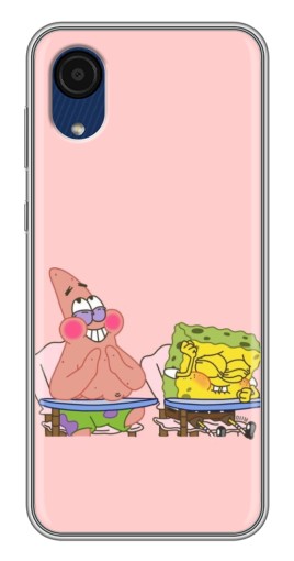 Чехол с картинкой "За партой" для Samsung Galaxy A03 Core
