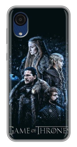 Силиконовый чехол с изображением "Зима близко" для Samsung Galaxy A03 Core