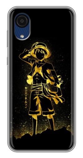 Чехол с картинкой "Золотой Де Луффи" для Samsung Galaxy A03 Core