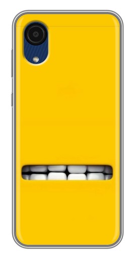 Чехол с принтом "Зубы миньона" для Samsung Galaxy A03 Core