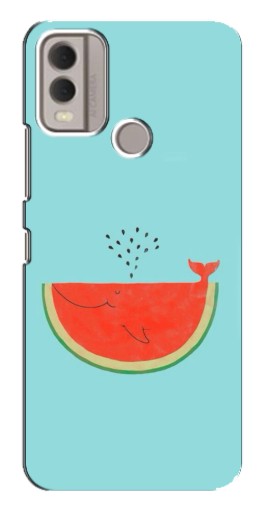 Чехол с принтом "Арбуз кит" для Nokia C22