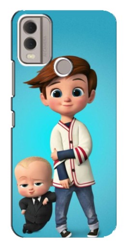 Чехол с печатью "Boss and Boy" для Nokia C22