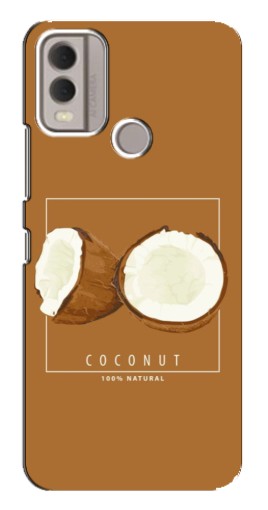 Силиконовый чехол с изображением "Coconut" для Nokia C22