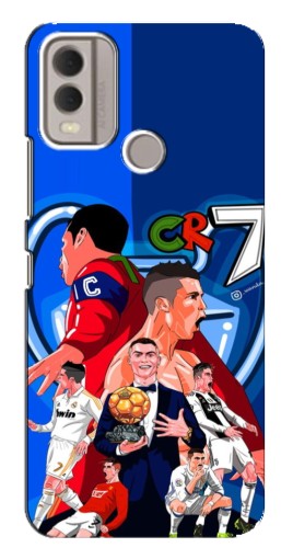 Силиконовый чехол с изображением "CR7" для Nokia C22