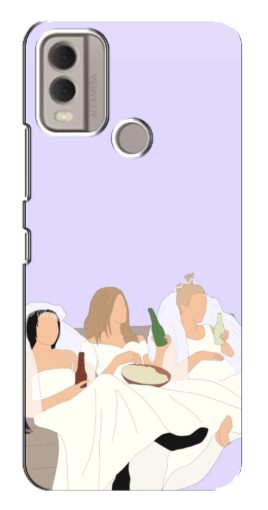 Чехол с печатью "Девушки Друзья" для Nokia C22