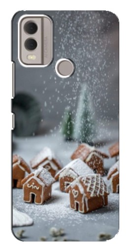 Чехол с печатью "Домики из пряников" для Nokia C22