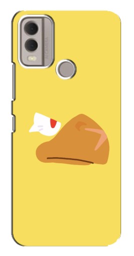 Силиконовый чехол с изображением "Gold Crow" для Nokia C22