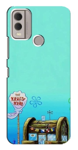 Силиконовый чехол с изображением "Krusty Krab" для Nokia C22