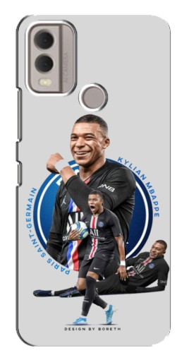 Силиконовый чехол с изображением "Kylian Mbappe" для Nokia C22