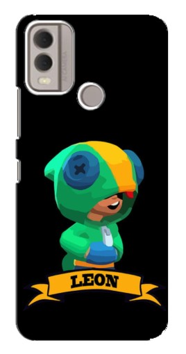 Силиконовый чехол с изображением "LEON" для Nokia C22