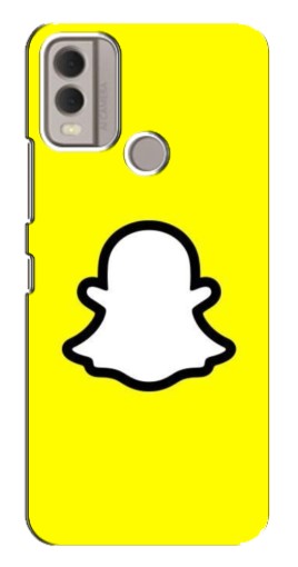 Чехол с картинкой "Лого Snapchat" для Nokia C22