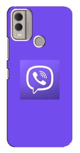 Чехол с картинкой "Лого Viber" для Nokia C22