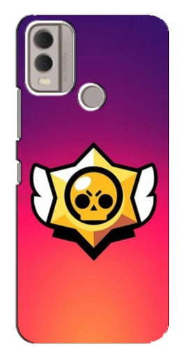 Чехол с картинкой "Логотип Brawl Stars" для Nokia C22